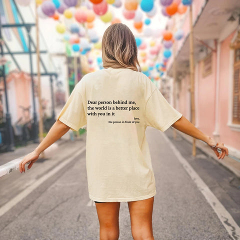 2025 New Fashion Womens Letter T-Shirt Round Neck Short Sleeve Slogan Tee Top