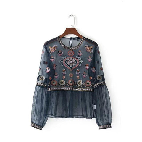 Pinksmoose FashionSheer Mesh Floral Embroidery Top

 
Shoulder Width
Bust 
Blouse Length
Sleeve Length 
 Weight


S 
 34

 82
 53
 53
 0.1


M
 35
 86
 54
 54
 0.1


L
 36
 90
 55
 55
0.1

tops & setsPinksmoose