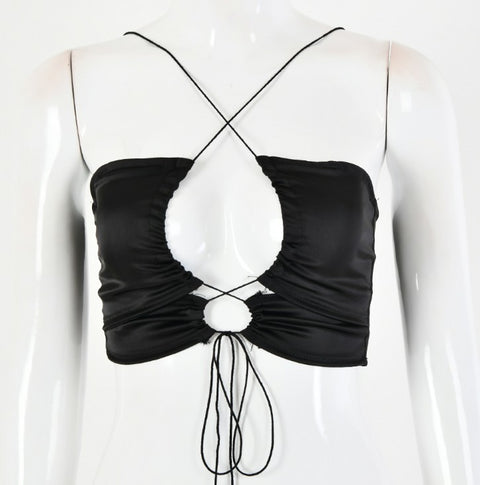 Pinksmoose FashionChic Bandage Female Halter Club Tube Top Street Chest Hollow Pure VestOverview:100% new design and high qualityDifferent designDifferent fashionShow your perfect figureNote：1. Asian Sizes Are 1 To 2 Sizes Smaller Than European And Amertops & setsPinksmoose