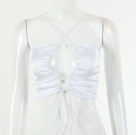 Pinksmoose FashionChic Bandage Female Halter Club Tube Top Street Chest Hollow Pure VestOverview:100% new design and high qualityDifferent designDifferent fashionShow your perfect figureNote：1. Asian Sizes Are 1 To 2 Sizes Smaller Than European And Amertops & setsPinksmoose