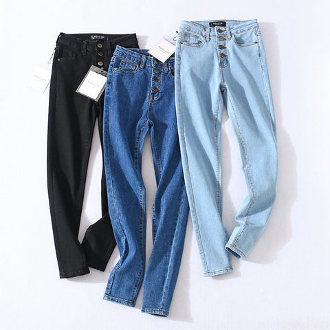 High Waisted Skinny Jeans | High Stretch Jeans | Pinksmoose Fashion