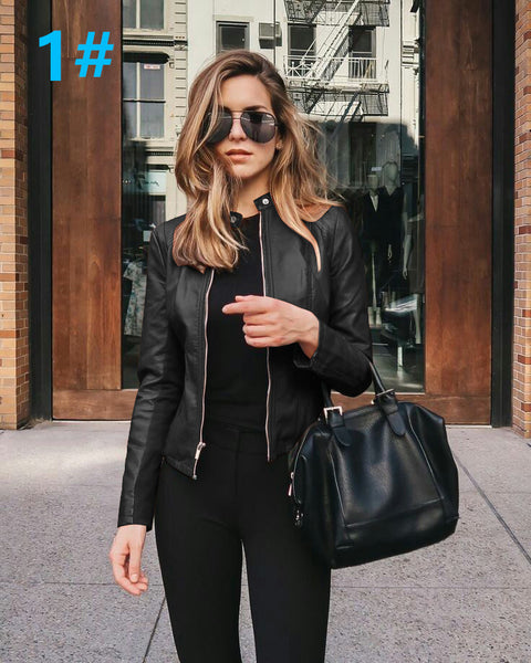Women's Leather Jacket | Leather Suit Jacket | Pinksmoose Fashion