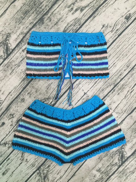 Tube Top Swimsuit | Bandeau Bikini Set | Pinksmoose Fashion