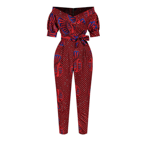 Pinksmoose FashionAfrican Printed Words Brought Off-the-shoulder Sleeves BindProduct information:Applicable age: 3 months 12 monthsFabric: otherStyle: CasualApplicable gender: female colorCategory: Lucky BagRandom delivery FKAA005 FKAA007 FKAtops & setsPinksmoose