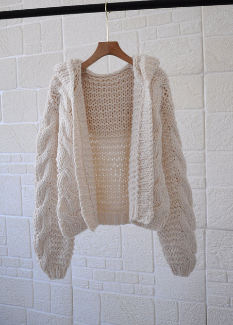 Women's Twist Knit Cardigan Jacket - Pinksmoose Fashion