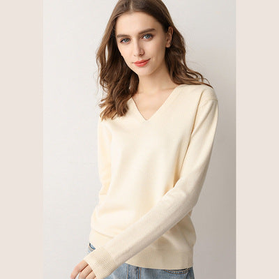 Spring Loose Long-sleeved Bottoming Shirt - Pinksmoose Fashion