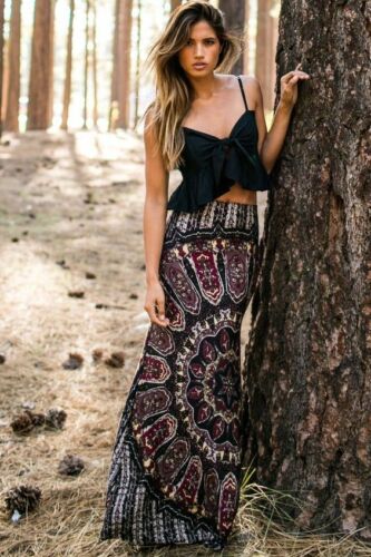 Temperament printed skirt - Pinksmoose Fashion