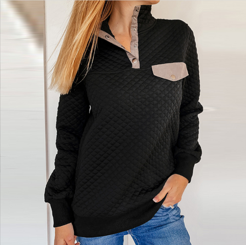 Pinksmoose FashionCasual Long-sleeved Solid Color Stand-up Collar SweaterProduct information:Supply category: spotStyle: CasualPattern: plainStyle: HedgingEdition type: LooseCombination form: single setLength: ordinary style (50cm＜length≤tops & setsPinksmoose