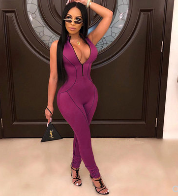 Pinksmoose FashionSide-striped jumpsuitsunit：cm1. Asian sizes are 1 to 2 sizes smaller than European and American people. Choose the larger size if your size between two sizes. Please allow 2-3cm differenctops & setsPinksmoose