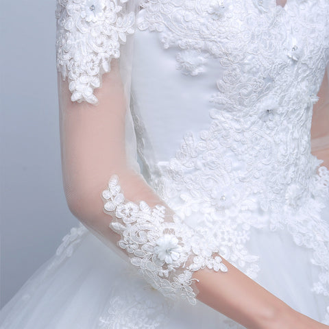 Slim Wedding Dress | White Wedding Dress | Pinksmoose Fashion