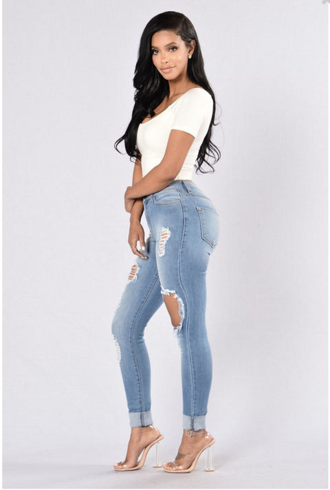 Ripped Jeans for Women | Women's Distressed Jean | Pinksmoose Fashion 