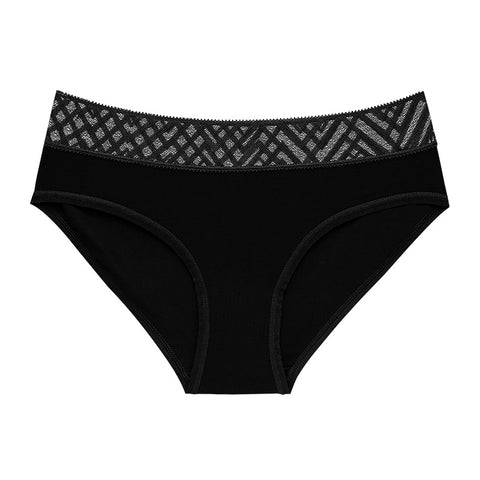 Medium and low waist underwear with lace trim - Pinksmoose Fashion
