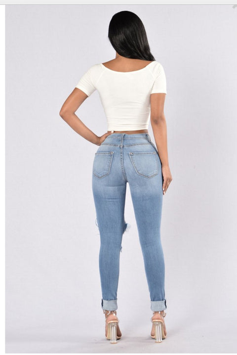 Ripped Jeans for Women | Women's Distressed Jean | Pinksmoose Fashion 