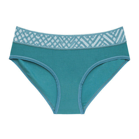 Medium and low waist underwear with lace trim - Pinksmoose Fashion