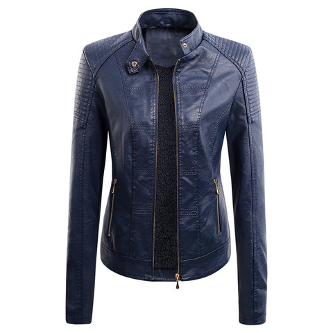 New Style Women's Jacket Women's Leather Jacket Women's Leather - Pinksmoose Fashion