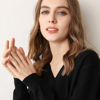Spring Loose Long-sleeved Bottoming Shirt - Pinksmoose Fashion