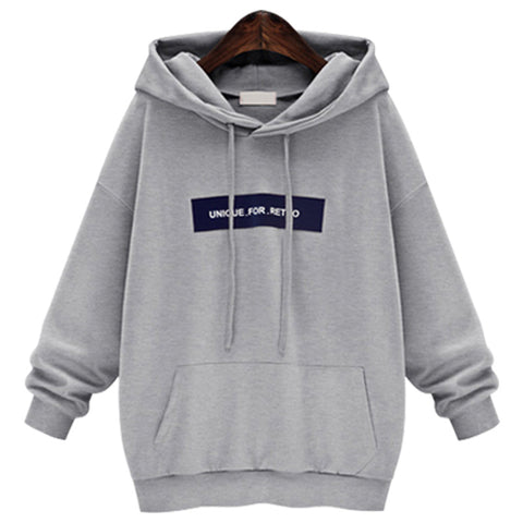 Pinksmoose FashionLoose Word Student Hooded Plus Fleece SweaterProduct information:Material: PolyesterStyle: sweetFeatures:Printing, stitching, long sleevesColour: pink, greySize Information:Note:1. Asian sizes are 1 to 2 sizes tops & setsPinksmoose