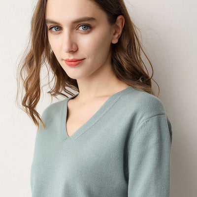 Spring Loose Long-sleeved Bottoming Shirt - Pinksmoose Fashion
