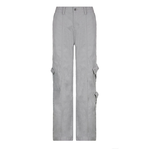Women's Autumn Winter Fashion Street Style Multi-pocket Jeans - Pinksmoose Fashion
