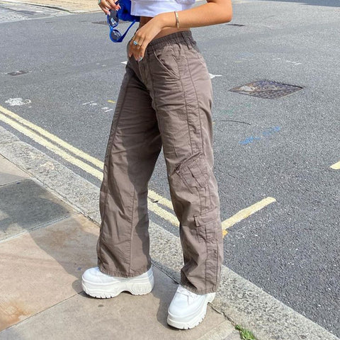 Women's Autumn Winter Fashion Street Style Multi-pocket Jeans - Pinksmoose Fashion