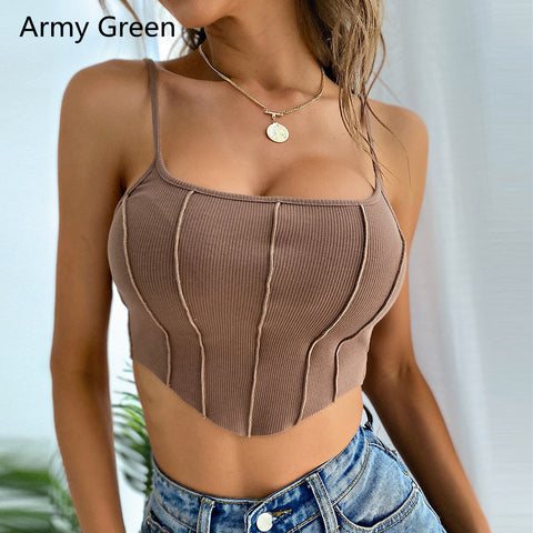 Pinksmoose FashionLine Halter Strapless Sexy Slim CamisoleProduct information:Product Category :Small VestStyle: European and AmericanStyle: sling typeCollar type: One word collarEdition type: Slim typeLength: Super short (tops & setsPinksmoose