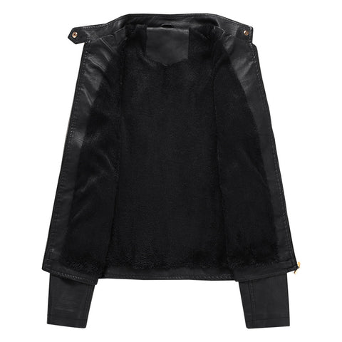 New Style Women's Jacket Women's Leather Jacket Women's Leather - Pinksmoose Fashion